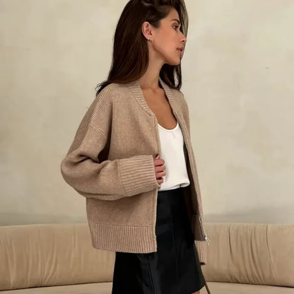 Hilda Cardigan with Zipper