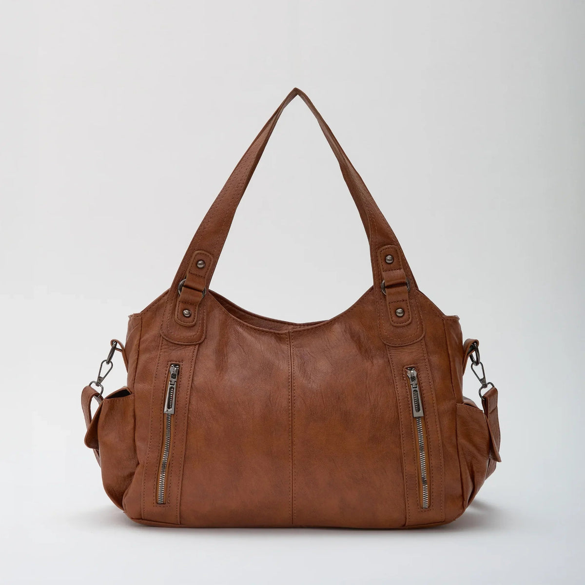 SEAME - Anna Crossbody Bag Beige Suede