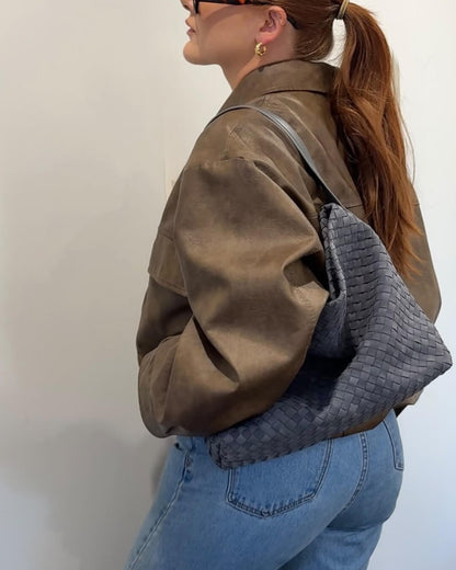 SEAME - Marceline Suede Tote Bag Brown Regular