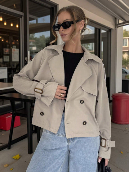 SEAME - Victoria Trench Coat Beige XS